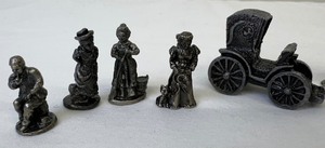 lot 156A image: Collection of Vintage 19931994 IRS China Miniature Pewter Figurines