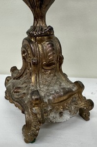 lot 192 image: Beautiful Vintage Four Arm Brass Candelabra