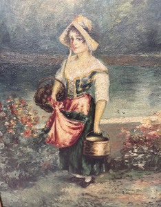 lot 2 image: Original Art - Artist Unknown - Acrylic on Canvas