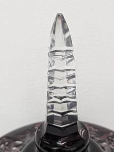 lot 189 image: Czech Cut Crystal Covered Bowl