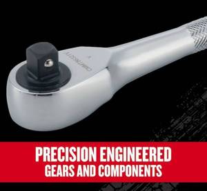 lot 29 image: CRAFTSMAN V-Series 2-Piece 96-Tooth Set Drive Comfort Grip Handle Ratchet Set (05282418)