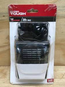 lot 50 image: Hyper Tough 20V Lithium-ion Battery Fast Charger for Hyper Tough 20V Rechargeable Batteries (Retails $19.97)