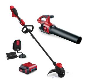 lot 70 image: TORO Flex-Force 60-volt Max Cordless Battery String Trimmer and Leaf Blower Combo Kit (Battery & Charger Included)
