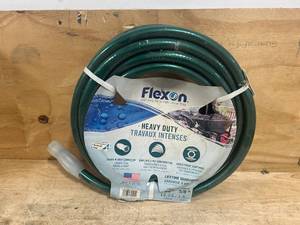 lot 121 image: FLEXON Premium 58 in. Dia x 50 ft. Water Hose