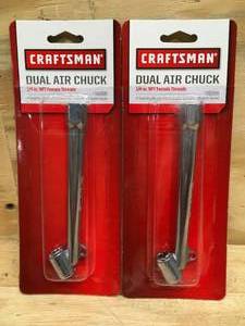 lot 133 image: Lot of 2 - Craftsman Tire Air Chucks Model # 16386