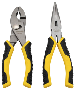 lot 181 image: Stanley 6 Control Grip Plier Set