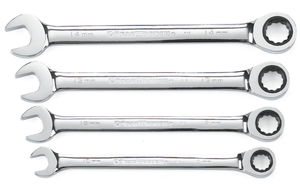 lot 183 image: Gearwrench Ratcheting Combination Wrench 4 Piece Set