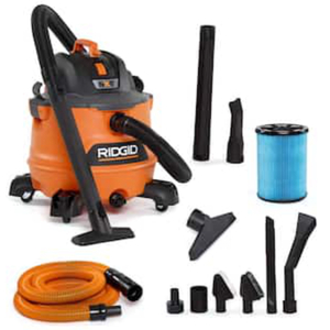 lot 128 image: RIDGID 14 Gallon 6.0 Peak HP NXT WetDry Shop Vacuum with Fine Dust Filter, Hose, Accessories and Premium Car Cleaning Kit
