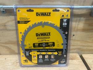 lot 147 image: DEWALT Construction 10 in. 24-Teeth Thin Kerf Table Saw Blade (0713246)