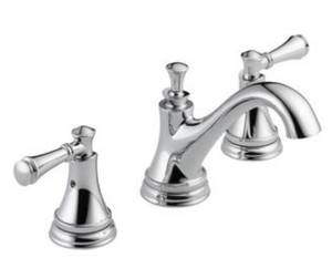 lot 162 image: DELTA Silverton 8 in. Widespread 2-Handle Bathroom Faucet in Chrome (07132430)