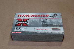 lot 170 image: 20 Winchester Super-X .270 Win 130 Gr Power Point Ammo
