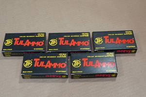 lot 173 image: 100 TulAmmo .223 Rem 55 Gr FMJ Steel Case Ammo