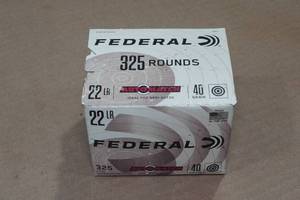 lot 182 image: 325 Federal Automatch .22 LR 40 Gr LRN Ammo