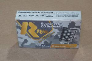 lot 210 image: 5 Rio 12 Gauge 2-34 00 Buckshot Shotshells