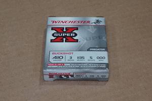 lot 220 image: 5 Winchester Super-X .410 Bore 3 000 Buckshot Shotshells