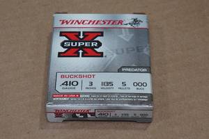 lot 221 image: 5 Winchester Super-X .410 Bore 3 000 Buckshot Shotshells