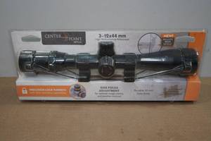 lot 13 image: Center Point Optics 3-12x44mm High Performance Riflescope