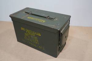 lot 45 image: Metal Ammo Box