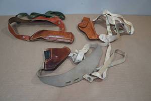 lot 69 image: 3 Shoulder Holsters