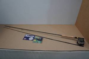 lot 90 image: Abu Garcia 8 6 Fly Fishing Rod with Diplomat Reel