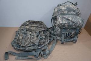 lot 131 image: 2 Military Tactical Backpacks