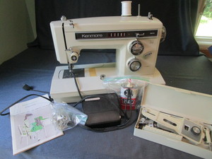 lot 60 image: Kenmore Portable Sew Machine
