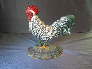 lot 82 image: Rooster Doorstop