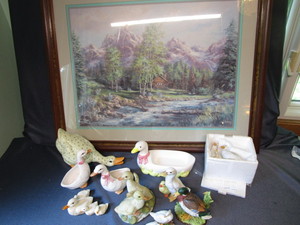 lot 150 image: Geese & Print