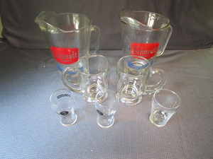 lot 156 image: Schmidt Pitchers, Glasses