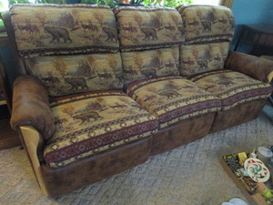 lot 14 image: Sofa, Cabin Upholstery