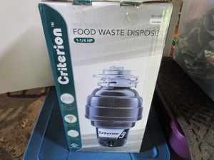 lot 202 image: Food Waste Disposal, Like New