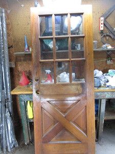 lot 213 image: Door - Crossbuck