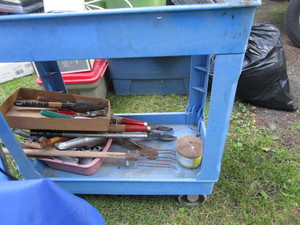 lot 254 image: Uline Cart, Two Shelf