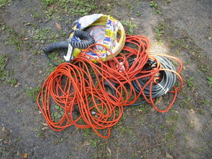 lot 272 image: Extension Cords, Partial Roll Wiring