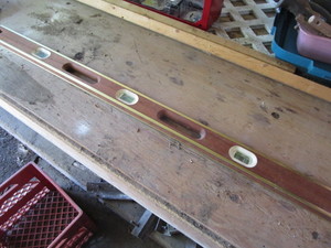 lot 296 image: Stanley Level, Brass Edged