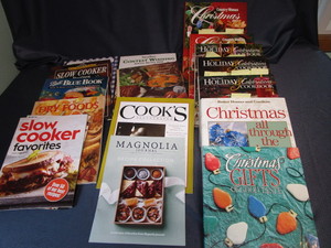 lot 325 image: Cook Books With Christmas & Current