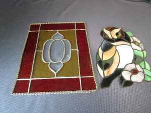 lot 344 image: Stained Glass, Owl Suncatcher