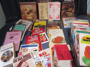 lot 345 image: Cook Books With Vintage