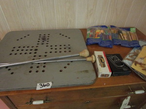 lot 360 image: Wooden Game Board, Batons, Dream Catchers