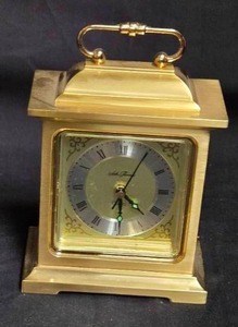 lot 57 image: Vintage Seth Thomas Brass Carriage Clock