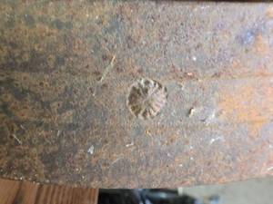 lot 404 image: Vintage Iron Wheel