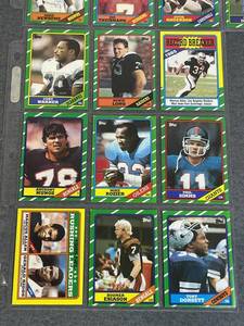 1986 Topps Football Card Lot (NM-MT)
