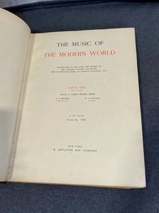 Neat Antique 1895 Music Of The Modern World Book - 200 Pages