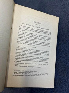 Antique 1917 Notes on The German Army In The War Pamphlet by US War Office (47 pages)