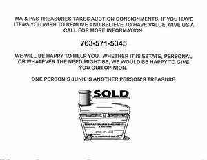 lot 1 image: Information Lot (DO NOT BID)