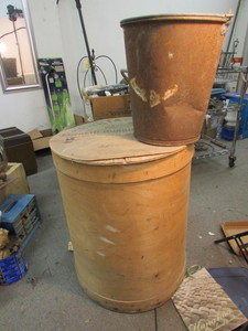 lot 34 image: Antique Coffee Barrel