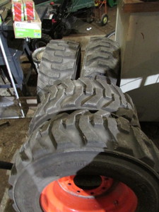 lot 60 image: Skid Steer Tires and Rims