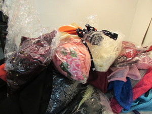 lot 66 image: Clothing and Scarfs