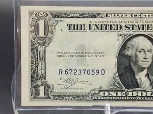 Series 1935 C U.S. Mint Silver Certificate One Dollar Bill