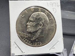 (5) U.S. Mint 1776-1976-D Bi-Centennial Eisenhower Dollar Coins